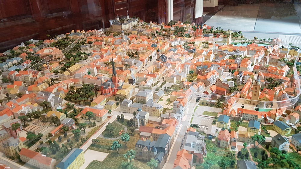 Modell der Stadt Altenburg